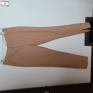 NWT women's Zara size large tan dress pants